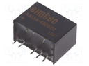 Converter: DC/DC; 3W; Uin: 18÷75V; Uout: 5VDC; Uout2: -5VDC; SIP6