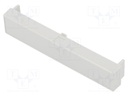 Terminal cover; w/o holes; 4M Modulbox One; grey