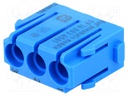 Connector: pneumatic; module; male-female; Han Modular Pneumatic