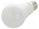 LED lamp; cool white; E27; 230VAC; 1055lm; 11W; 180°; 6500K