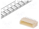 Socket; wire-board; male; SH,SR,SZ; 1mm; PIN: 8; SMT; 50V; 1A