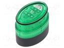 Signaller: lighting; Colour: green; Usup: 24VDC; Usup: 24VAC; LED