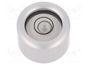 Spirit level; with smooth reference surface; 13mm; aluminium