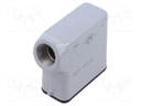 Enclosure: for HDC connectors; IL-BRID; size 49.16; M20; 49x16mm