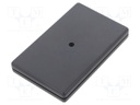 Enclosure: multipurpose; X: 54mm; Y: 85mm; Z: 10mm; ABS; black