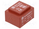 Transformer: encapsulated; 1VA; 230VAC; 6V; 166mA; Mounting: PCB