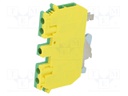 Splice terminal: rail; 0.2÷4mm2; ways: 1; terminals: 4; Width: 6.2mm