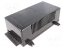 Enclosure: for power supplies; X: 112mm; Y: 222mm; Z: 72mm; ABS