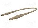 Connection cable; PVC; 1m; brown; 8A; 1kV; Cond.cross sec: 1mm2