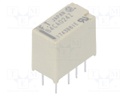 Relay: electromagnetic; DPDT; Ucoil: 24VDC; 0.3A/125VAC; 1A/30VDC