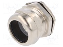 Cable gland; M63; IP68; Mat: brass; Body plating: nickel