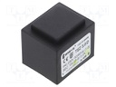 Transformer: encapsulated; 3VA; 230VAC; 15V; 200mA; Mounting: PCB