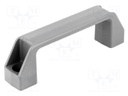 Handle; Mat: technopolymer (PA); grey; H: 41mm; L: 137mm; W: 26mm
