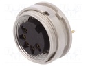 Connector: M16; female; IP40; socket; soldering; 60V; PIN: 5; 5A
