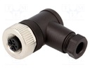 Plug; M12; PIN: 5; female; A code-DeviceNet / CANopen; for cable