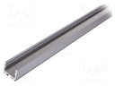 Profiles for LED modules; silver; L: 1m; OPK-4; aluminium