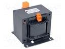 Transformer: mains; 1000VA; 400VAC; 24V; Leads: terminal block