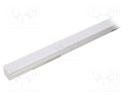 Profiles for LED modules; white; recessed; natural; L: 2m