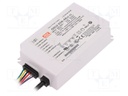 Power supply: switched-mode; LED; 65W; 48VDC; 1.35A; 180÷295VAC