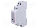 Programmable time switch; SPDT; 100÷230VAC; DIN; PIN: 5; IP20