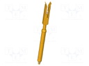 Test needle; 20A; Contact plating: gold-plated; Contacts: bronze