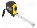 Measuring tape; L: 8m; Width: 25mm