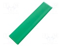 Heat shrink sleeve; glueless; 2: 1; 25.4mm; L: 1m; green