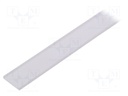 Cover for LED profiles; white; 2m; V: C9; push-in