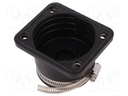 Grommet; TPE (thermoplastic elastomer); black; -40÷130°C; IP65