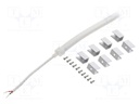 NEON LED tape; white neutral; 24V; LED/m: 120; 6mm; IP65; 8W/m