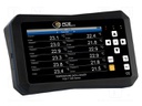 Data logger; IP52; Display: LCD 7"; Interface: USB C; 145x248mm