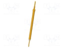 Test needle; Maksimum spring compression: 5mm; 3A; Contacts: CuBe