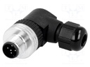 Plug; M12; PIN: 5; male; A code-DeviceNet / CANopen; for cable