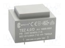 Transformer: encapsulated; 4VA; 230VAC; 6V; 666.6mA; Mounting: PCB