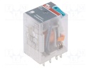 Relay: electromagnetic; 3PDT; Ucoil: 24VDC; 10A; max.250VAC