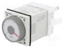Timer; 0,2s÷100s; SPDT,SPST-NO; 250VAC/5A; 100÷240VAC; on panel