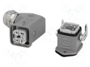 Connector: HAN; male + female; plug + socket; Han Kit; PIN: 5; 4+PE