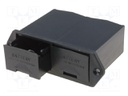 Drawer holder; Mounting: on panel; Leads: soldering lugs; UL94V-0