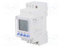 Timer; SPDT; 250VAC/16A; 230VAC; number of operation modes: 3