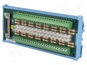 Industrial module: terminal block; Mounting: DIN; SCSI-II 50pin