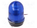 Signaller: lighting; flashing light,continuous light; blue; IP65