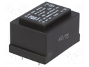 Transformer: encapsulated; 5VA; 230VAC; 9V; 556mA; Mounting: PCB