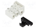 Terminal block; screw terminal; 2.5mm2; 450V; ways: 3; terminals: 6