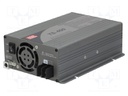 Converter: dc/ac; 400W; Uout: 230VAC; 10.5÷15VDC; 205x158x67mm