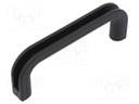 Handle; Mat: polyamide; black; H: 48mm; L: 135mm; W: 16mm