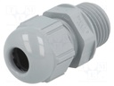 Cable gland; with long thread; M16; Mat: polyamide; dark grey