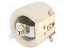 Potentiometer: shaft; single turn; 10Ω; 60W; 6mm; ceramics