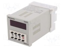 Timer; Range: 0,01s÷9990h; SPDT; 12÷48VAC; 12÷48VDC; Display: LED