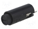 Fuse holder; cylindrical fuses; Mounting: vertical; 5x20mm; 10A