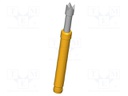 Test needle; Operational spring compression: 4mm; 5A; Ø: 2.3mm